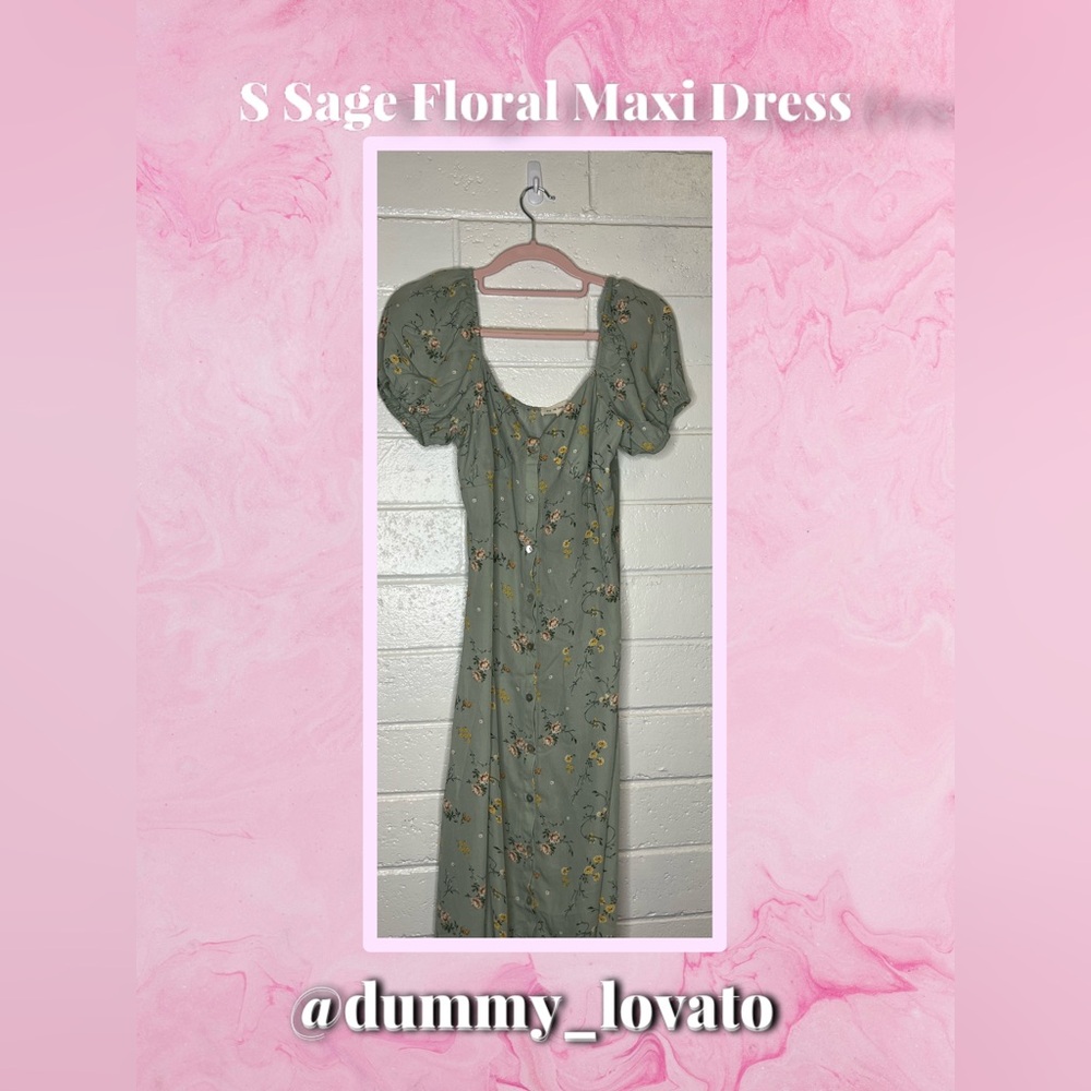Floral Puff Sleeve Dress